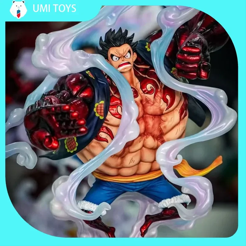 

37 см Jt One Piece Monkey D. Luffy Gear 4 Фигурка Модель Куклы Аниме Фигурка Коллекционный Настольный Декор Игрушки Статуя Детские Подарки На День Рождения