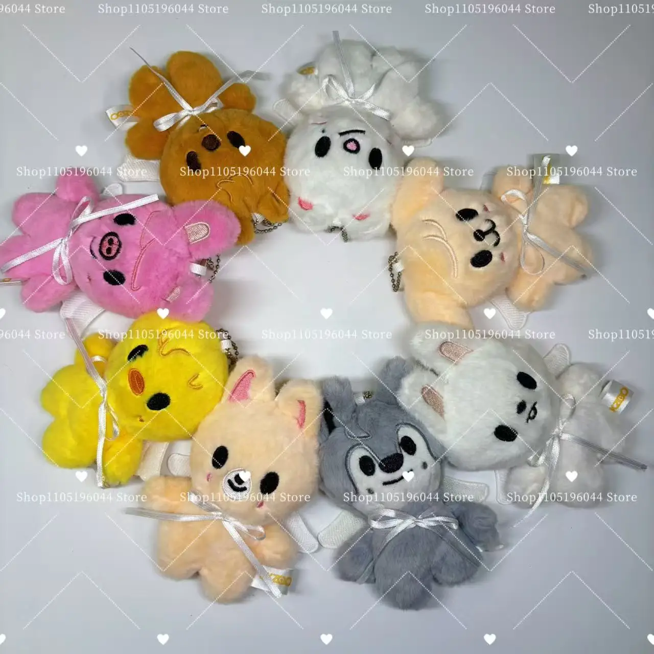 

SKZOO Stray Kids Keychain Angel Devil High Beauty Wings Plush Animal Doll SKZ Plush Keychain Doll Pendant Backpack Accessories