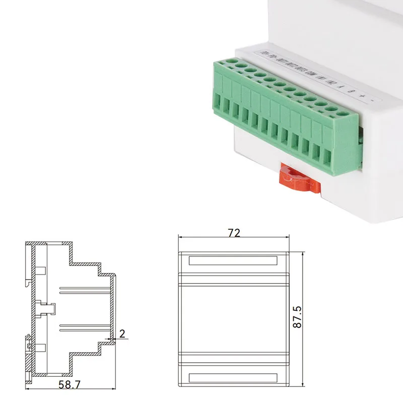 Weighing Sensor Instrument High-Precision Digital Display Force Measurement Sensor Rs232/485 Pressure Sensor Display Transmitter