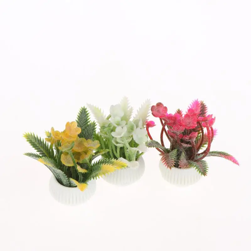 1/12 Dollhouse Simulation Potted Plants Model Dollhouse Home Decoration Micro Landscape Plants Ornaments Dolls House Accessories