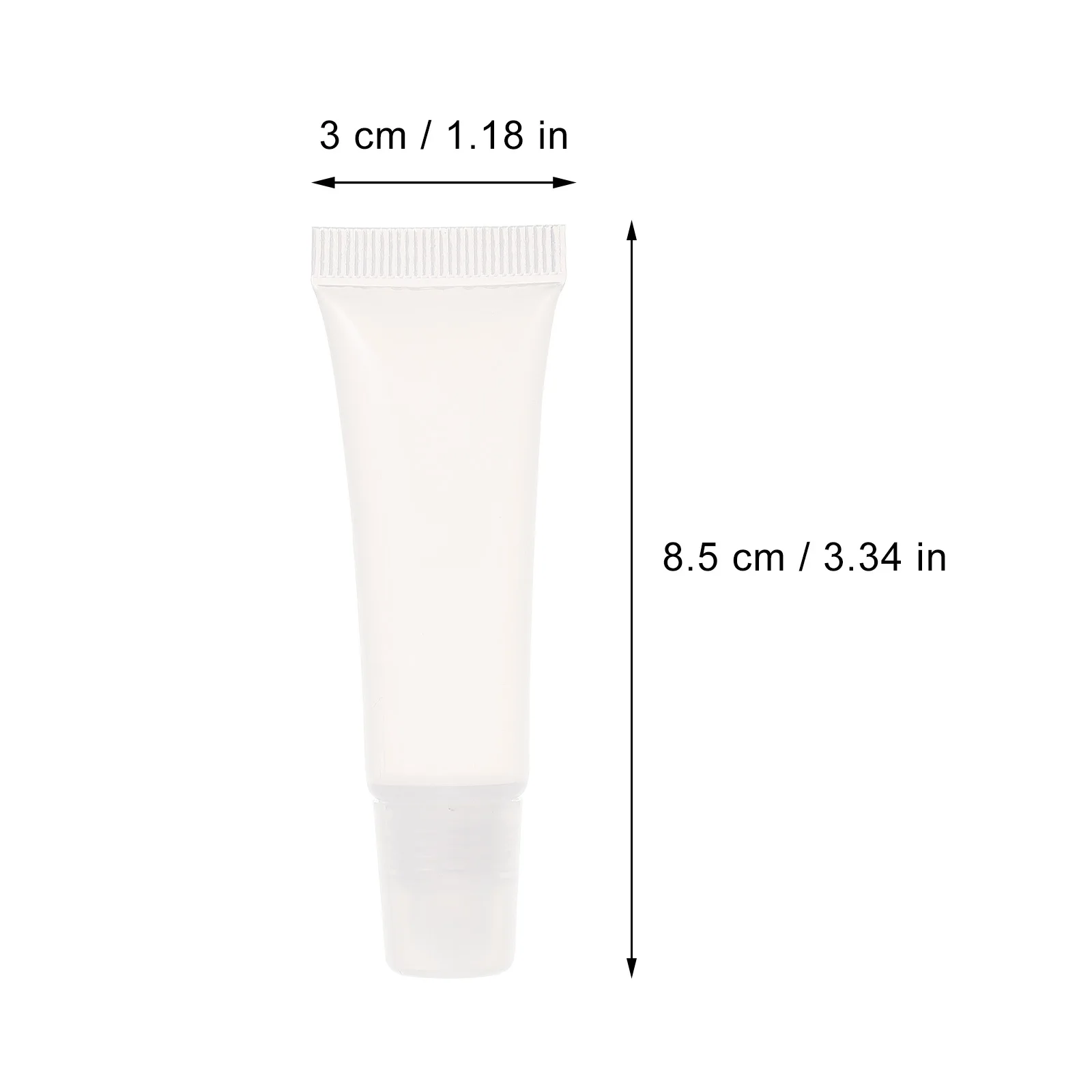 10 pz Tubi Lucidi Vuoti Mini Portatile Riutilizzabile Olio Per Labbra di Stoccaggio Piccolo Supporto Per Fai Da Te Lip Tint Fluido Viaggio Strumento di Cura Della Pelle