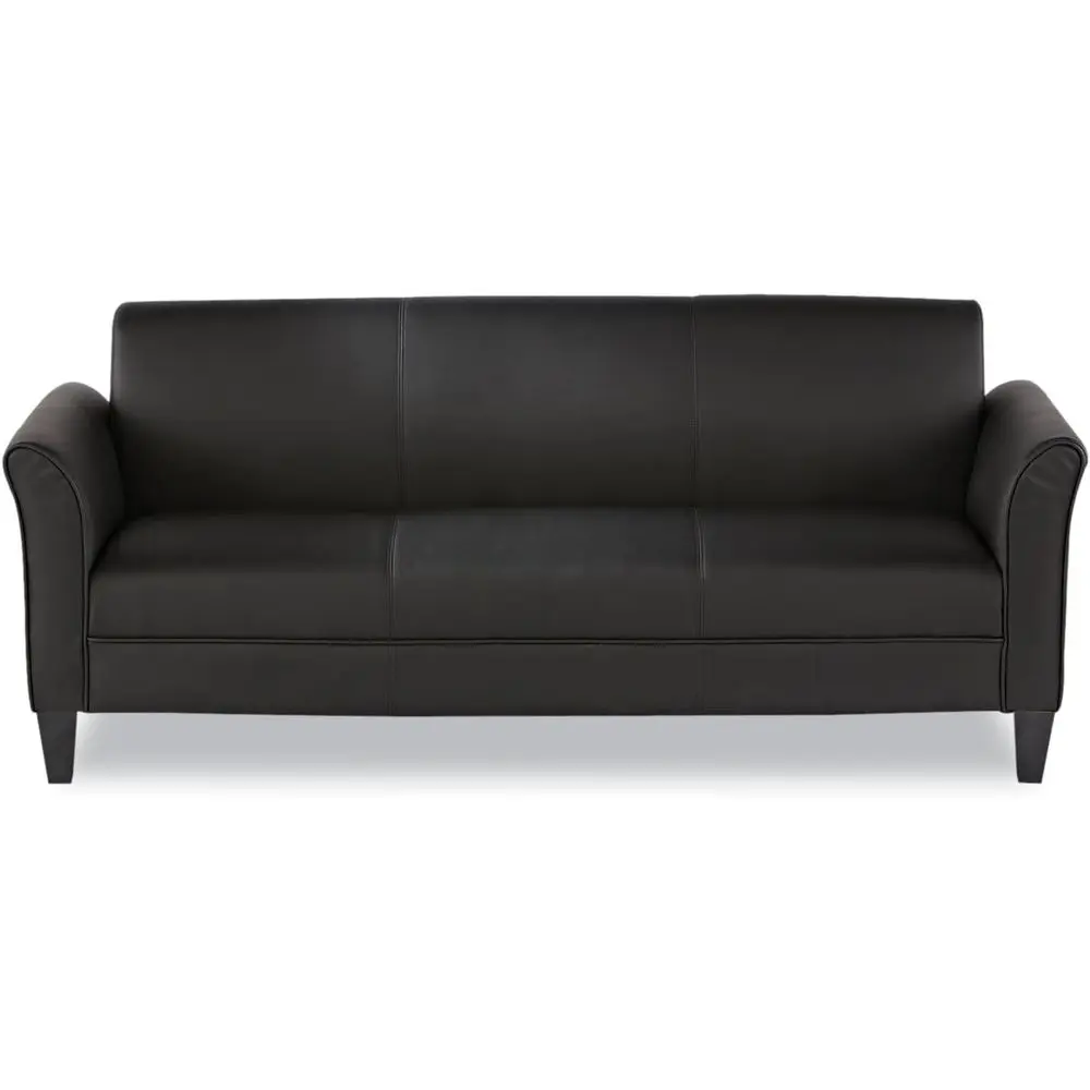 

3-Cushion Sofa, 77 x 31.5 x 32, Black Lounge Series