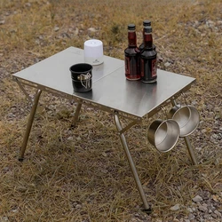 Camping Folding Table Portable Outdoor Table Self driving Tour Lightweight Picnic Stainless Steel Table New