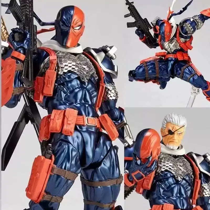 Deathstroke Yamaguchi نمط عمل أرقام نموذج DC X-Men المشتركة التنقل محاصر تمثال سطح المكتب الديكور جمع لعبة الهدايا
