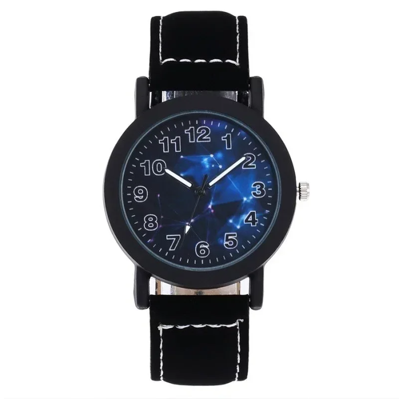 1pcs Hot Sell New Fashion Wrist Watch Large Dial PU Women Watch Ladies Quartz Wristwatches For Woman Clock Female Clock