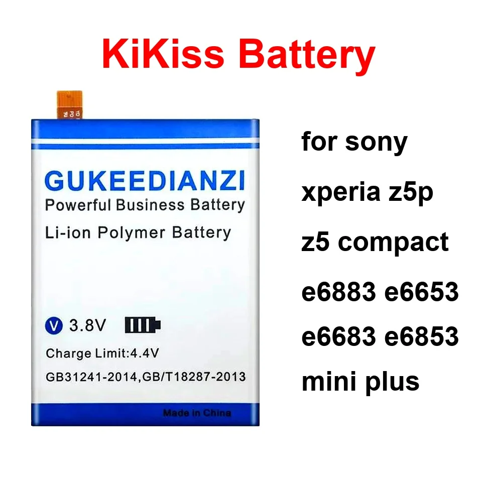 

Battery 4500-5300Mah LIS1594ERPC LIS1605ERPC LIS1593ERPC For Sony Xperia Z5p Z5 Compact E6883 E6653 E6683 E6853 Mini Plus