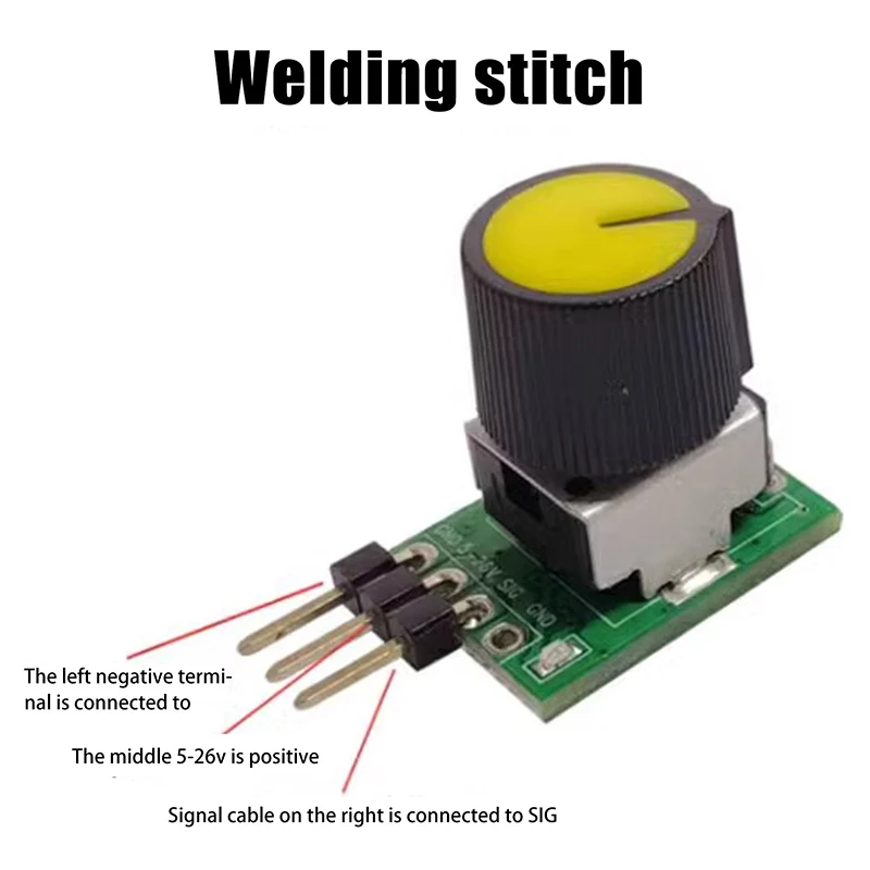 ชุดควบคุมมอเตอร์ไร้แปรงถ่าน ESC PWM 1 ชุด รองรับแรงดันไฟฟ้า 5-26V สำหรับ FPV เครื่องบินบังคับวิทยุ รถยนต์ DIY พัดลม เครื่องทดสอบเซอร์โวมอเตอร์ดิจิตอล HV ขนาดเล็ก