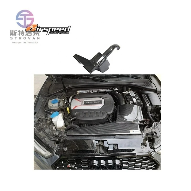 

Airspeed Brand Real Car Data Development 100% Dry Carbon Fiber Cold Air Intake System for A3 S3 1.8 2.0T EA888GEN3
