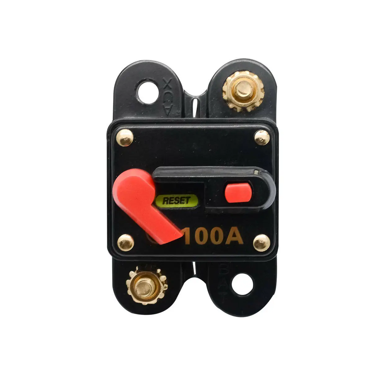 

30/70/80/100A AMP Circuit Breaker Fuse Reset 12-24V Battery Overload Protector Circuit Breaker