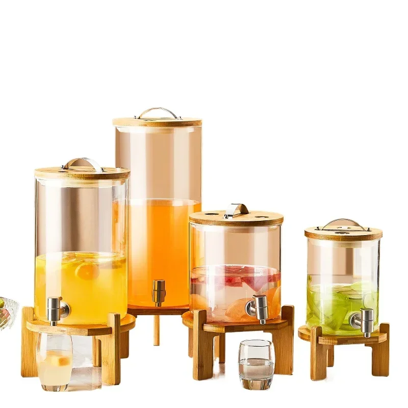 

beczka słoik na sok szklanka odporna na wysoką temperaturę butelka herbata owocowa beczka piwo wino musujące pojemnik