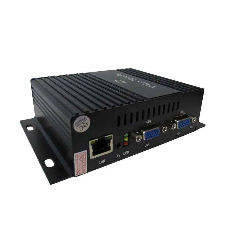 High Quality VGA to IP Streaming Encoder With VGA Loopout Multi-Protocol for Live Broadcast  System