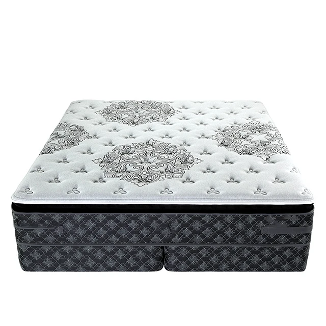 New Design High Density Gel Foam Pocket Spring Mattress Roll up in a Box Compress Vacuum Packing Mattress