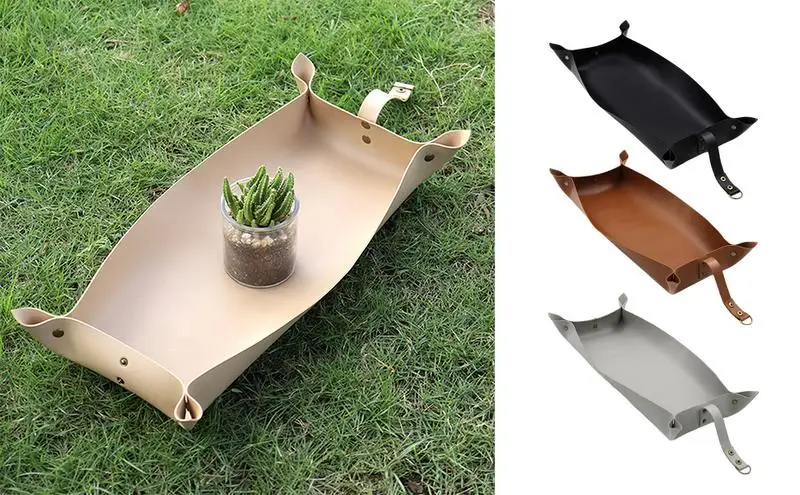 

Складной горшок для садоводства, Водонепроницаемый Складной садовый коврик для пересадки растений и цветов, инструменты для дома и улицы