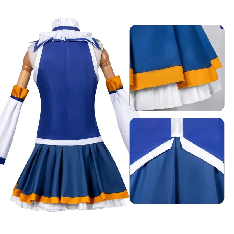 

A;3\v,7'd/Anime Kono Subarashii Sekai ni Shukufuku o! Aqua Cosplay Costume Wig Halloween Party Suit6'b\7.n;8/