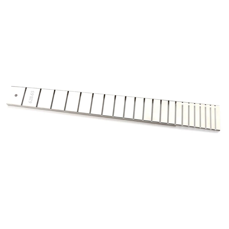 Silver Neck Ruler Metal Neck Ruler For LP 22 Fret 24.75 Inch Electric Guitar Neck Accessories