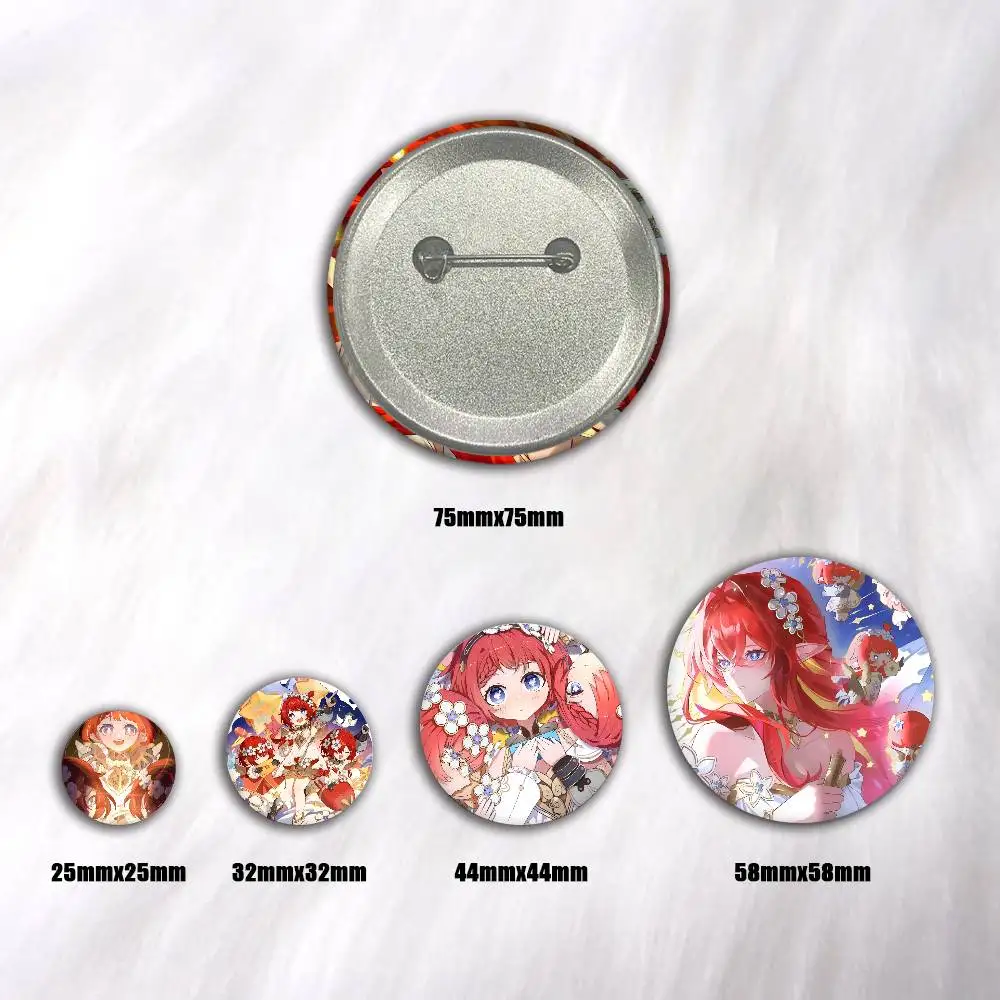 Anime Game Honkai Star Rail Tribbie Badge Tinplate DIY Backpack Clothing Accessories Jewelry Pins