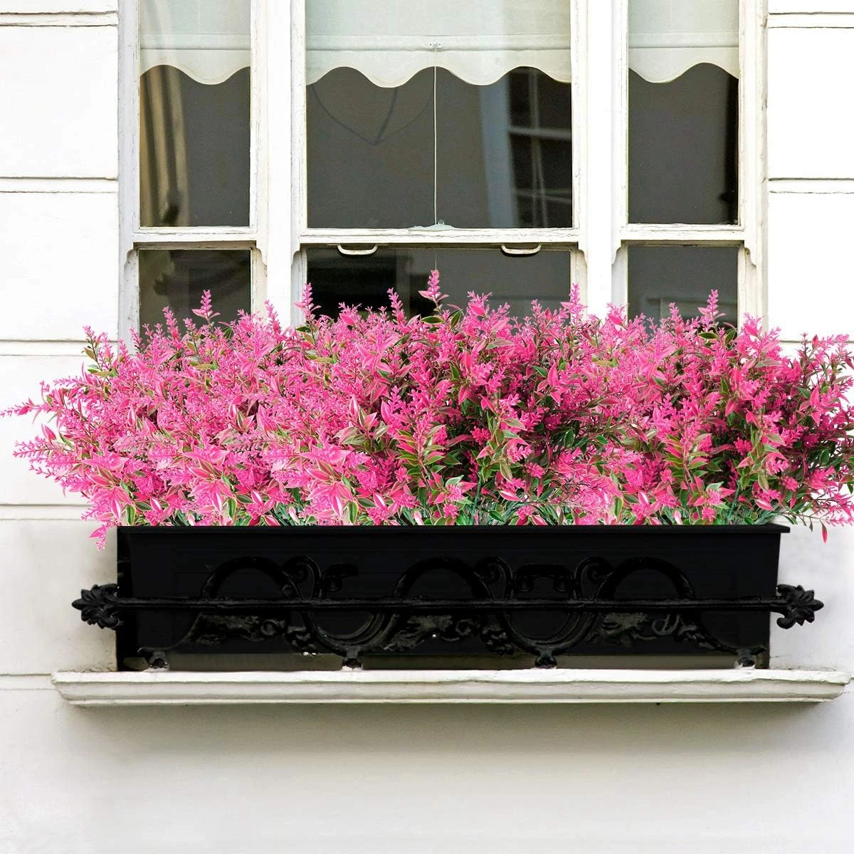 Artificial Flowers Plastic Lavender Fake Plants Grass Wedding Home Vase Garden Decor DIY Gifts Photography Props Outdoor Bonsai view 6