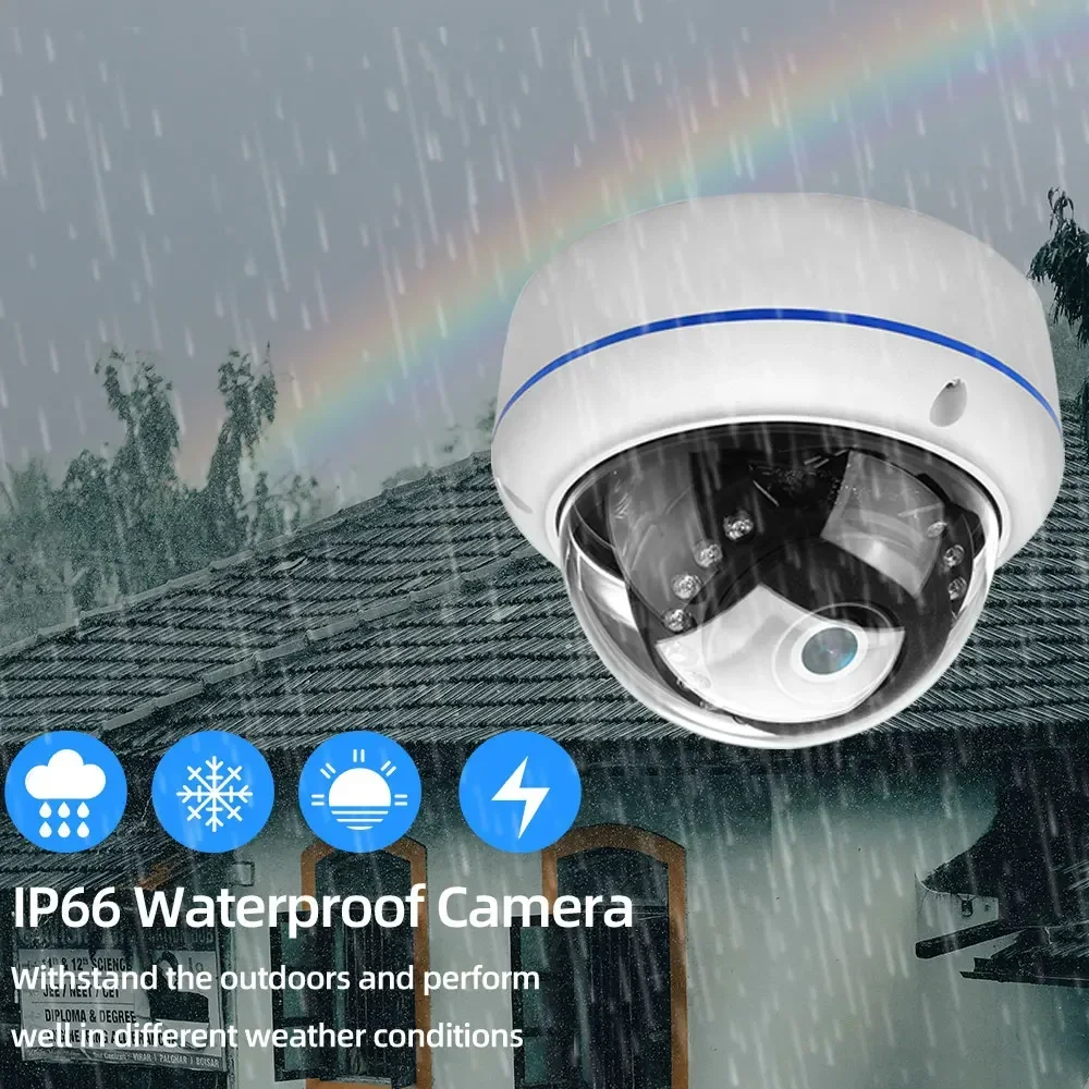 Imagem -05 - Xmeye-câmera ip Vandalproof Dome Metal Detecção Humana Áudio H.265 Vigilância de Vídeo hd Vandalproof Cctv Cctv 36 mm 8mp 4k