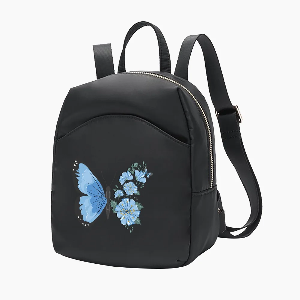 2022 Women's Mini Backpack Travel School Bag for Girl Crossbody Bag Designer Backpacks Butterfly Series Pattern Shoulder Bag