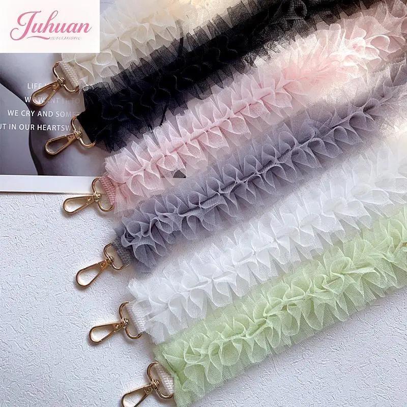 Japanese mesh bag replacement belt shoulder strap long strap girl crossbody mobile phone lanyard shoulder bag camera accessories