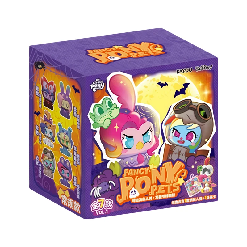 카유 나이트메어 문 마이 리틀 포니 핑키 파이 애니메이션 만화 인형 액션 피규어 블라인드 박스 컬렉션 장난감 휴일 소녀 선물