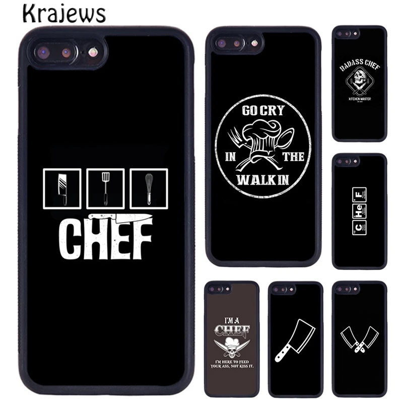 Krajews Butcher cleaver Phone Case Cover For iPhone 16 15 14 plus X XR XS 11 12 13 pro max coque