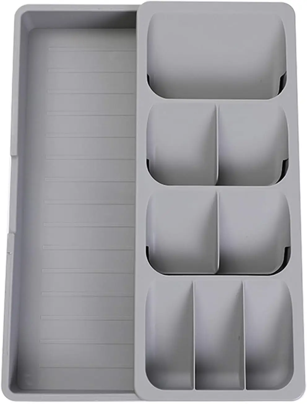 

Silverware Organizer Storage Tray,Cutlery Expandable Organizer for Kitchen Drawer Holding Flatware Spoons Forks