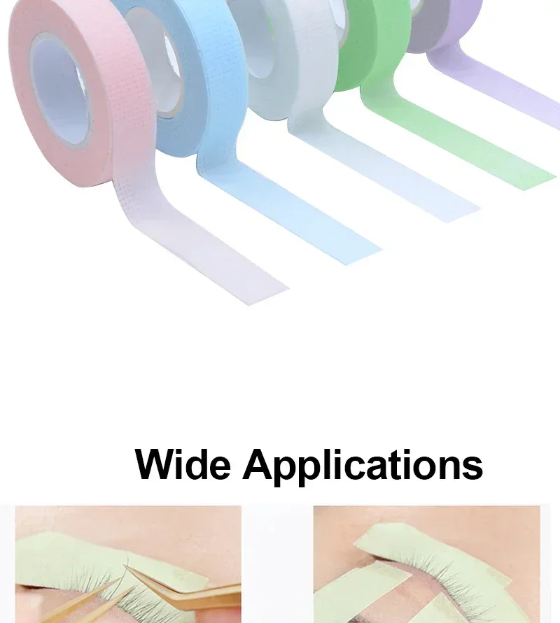 Individuele fijne gaten wimpertape voor extensions make-up tool groothandel wimperaccessoires hijstape voor schoonheidsverzorging
