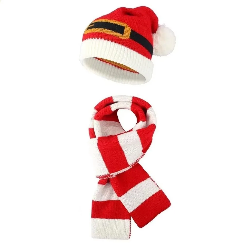 bonnet-et-echarpe-de-noel-en-fil-thermique-motif-raye-pompon-en-peluche-bonnet-de-noel-couleurs-vives-ajustement-elastique-echarpe-de-fete-tricotee-pour-les-fetes