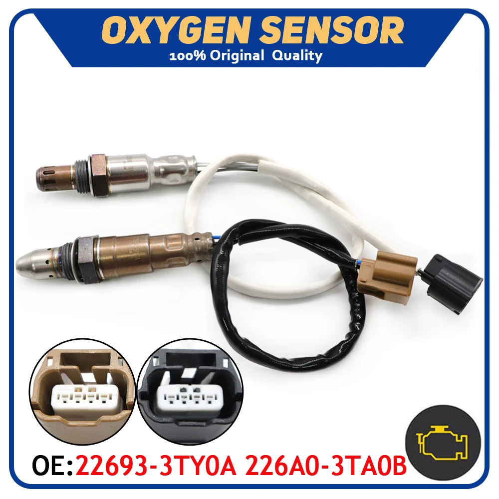 

Car Upstream&Downstream Air Fuel Ratio Lambda O2 Oxygen Sensor 22693-3TY0A 226A0-3TA0B Fit For Nissan Altima 13-17 2.5L