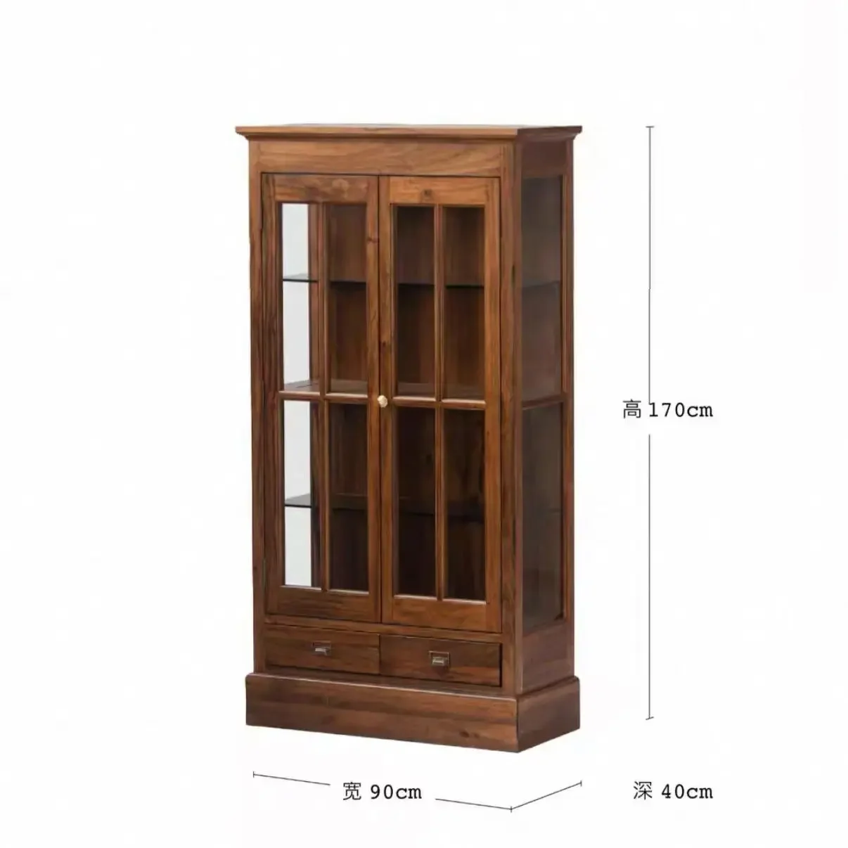 Hotel with minimalist design of old-fashioned solid wood, dining room and living room lockers