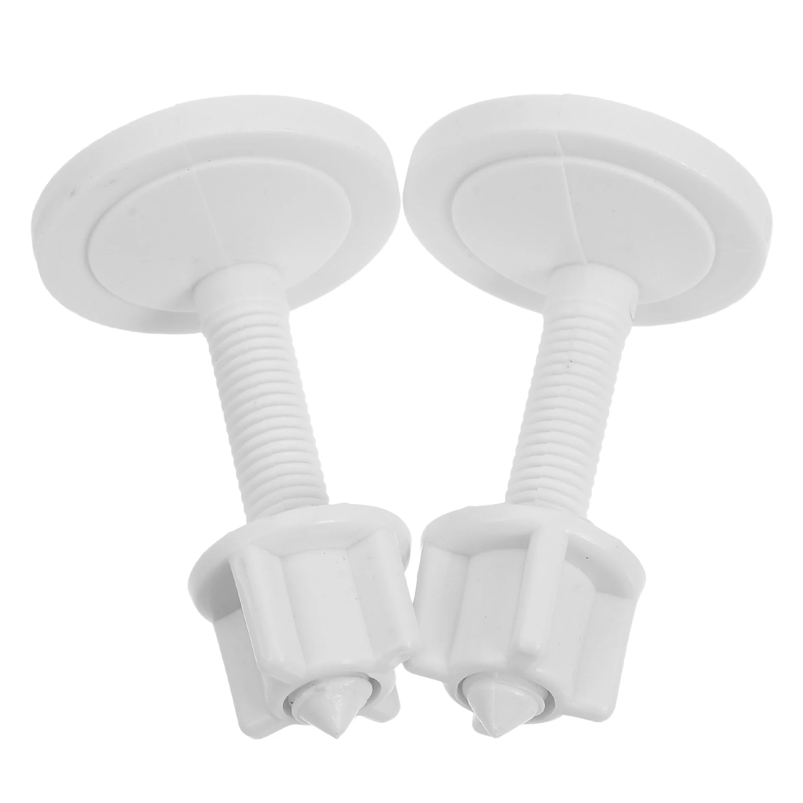 

2 Pcs Toilet Screw Parts Seat Screws Replacement Kit Bolt Hardware Mounting Bolts Pp for