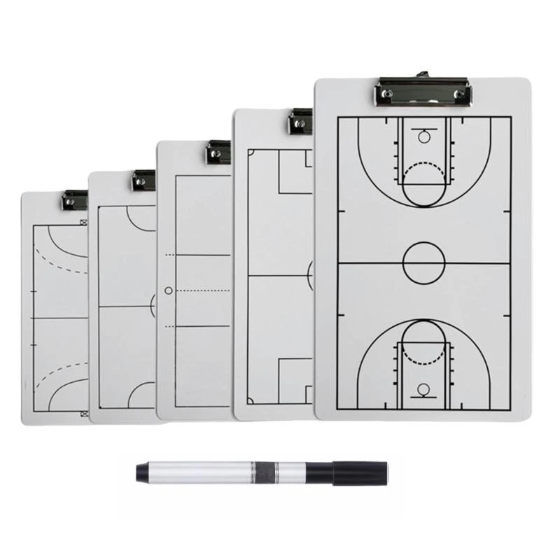 

Football Training Coaching Boards Portable Basketball Tactic Clipboard 4XBB