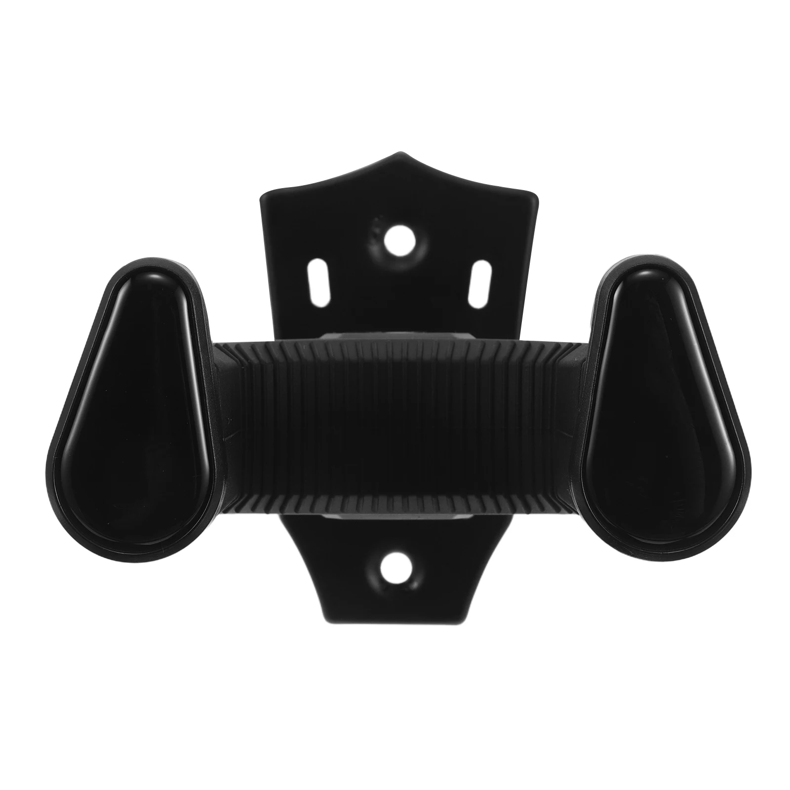 

Guitar Hanger Rack Black Electric Horizontal Mount Hooks for Instruments Storage Wall Decor Durable Iron Rubber Spacesaving