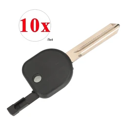 jingyuqin 10PCS Transponder Ignition Uncut Key B111 Right Blade Circle Plus Chip Groove Empty Shell For Chevrolet Epica Cruze v