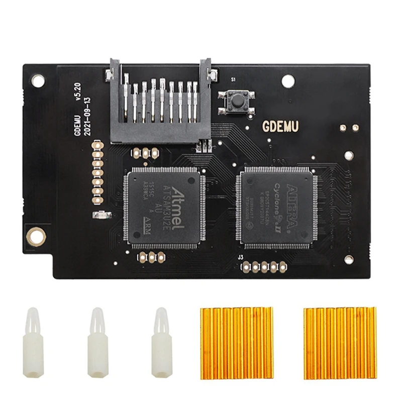 

For GDEMU V5.20 Optical Drive Simulation Board Module With Heat Sink Gaming Accessories For SEGA Dreamcast