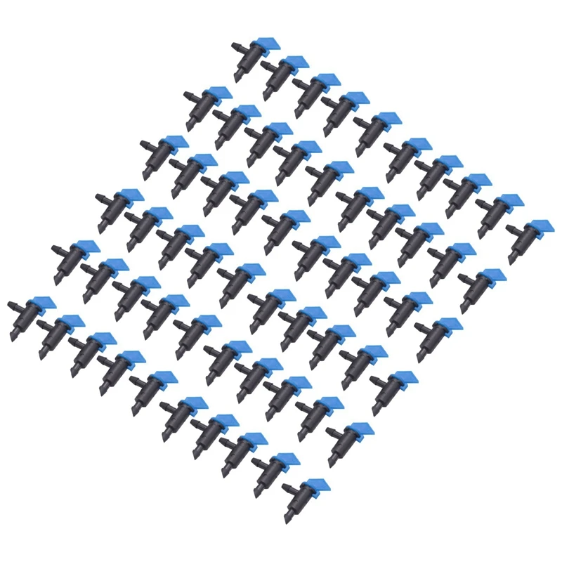 

600 Pieces Irrigation Drip Emitter Garden Flag Irrigation Dripper, Trees And Shrubs (Blue Black,2GPH)