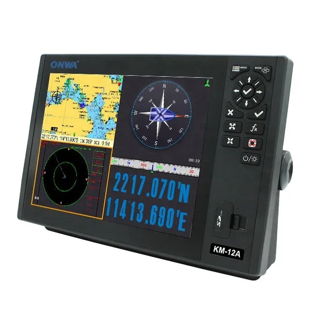 KM-8A ONWA 해양 GPS 차트 플로터, 클래스 B + AIS 트랜스폰더 포함, 확장 기능 지원, KM-12A