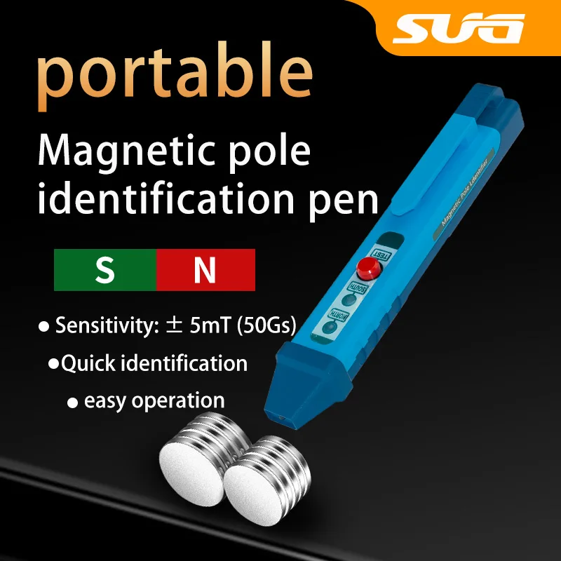 

SUG Ручная многофункциональная ручка для тестирования магнитов, высокоточный сильный магнитный детектор