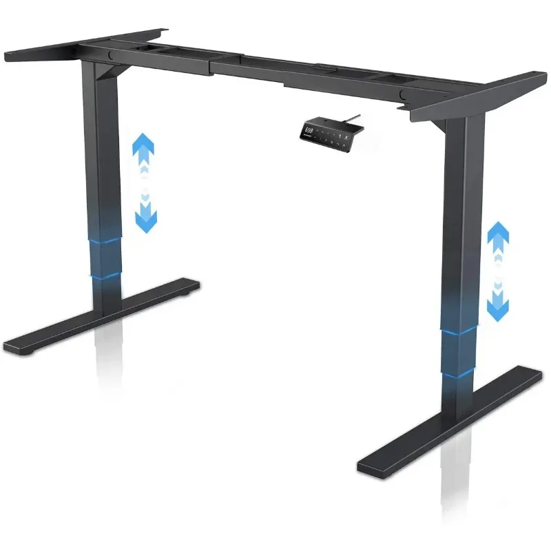 Electric Height Adjustable Lifting Desk Frame Ergonomic Memory Control Sit Stand Base For Home Office Workstation Furniture