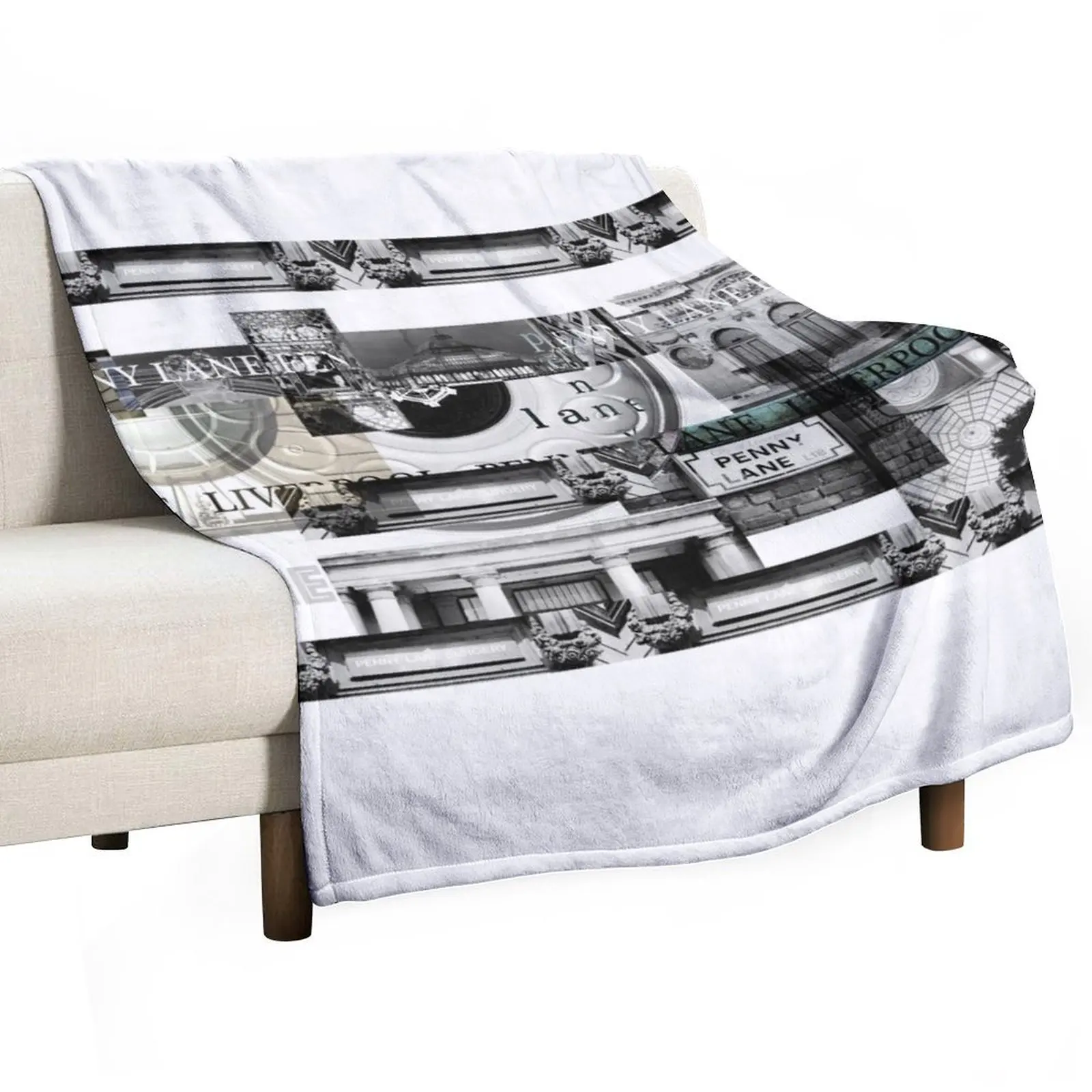 

Penny Lane Throw Blanket All Season Soft Lightweight Blanket for Home