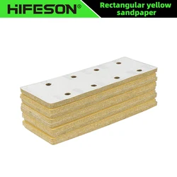 HIFESON 70x198mm Vacuum Sandpaper with 8 holes Vacuuming Sanding Disc-Abrasive For 70x198mm Sanding Polishing