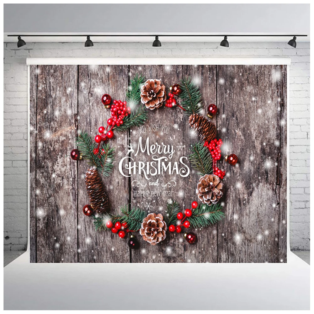 1pc Merry Christmas Backdrop 125x80cm Photography Background Cloth Xmas Eve Party Decor Living Room 2025 New Year Background