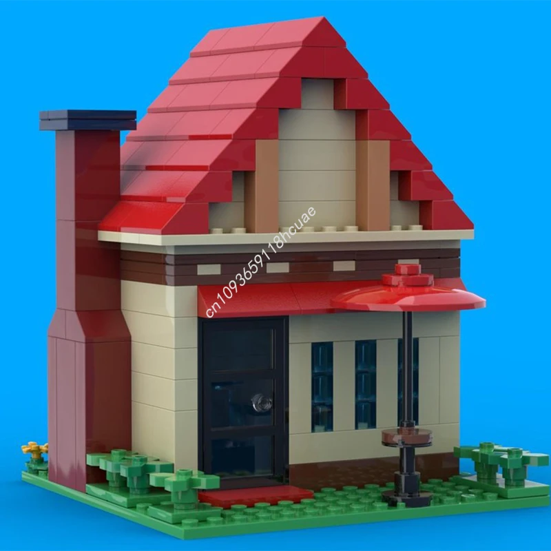 

265pcs MOC Machi Koro Bakery Modular Buildings Building Blocks Christmas Fun and Educational DIY Perfect for Young Learn Gift