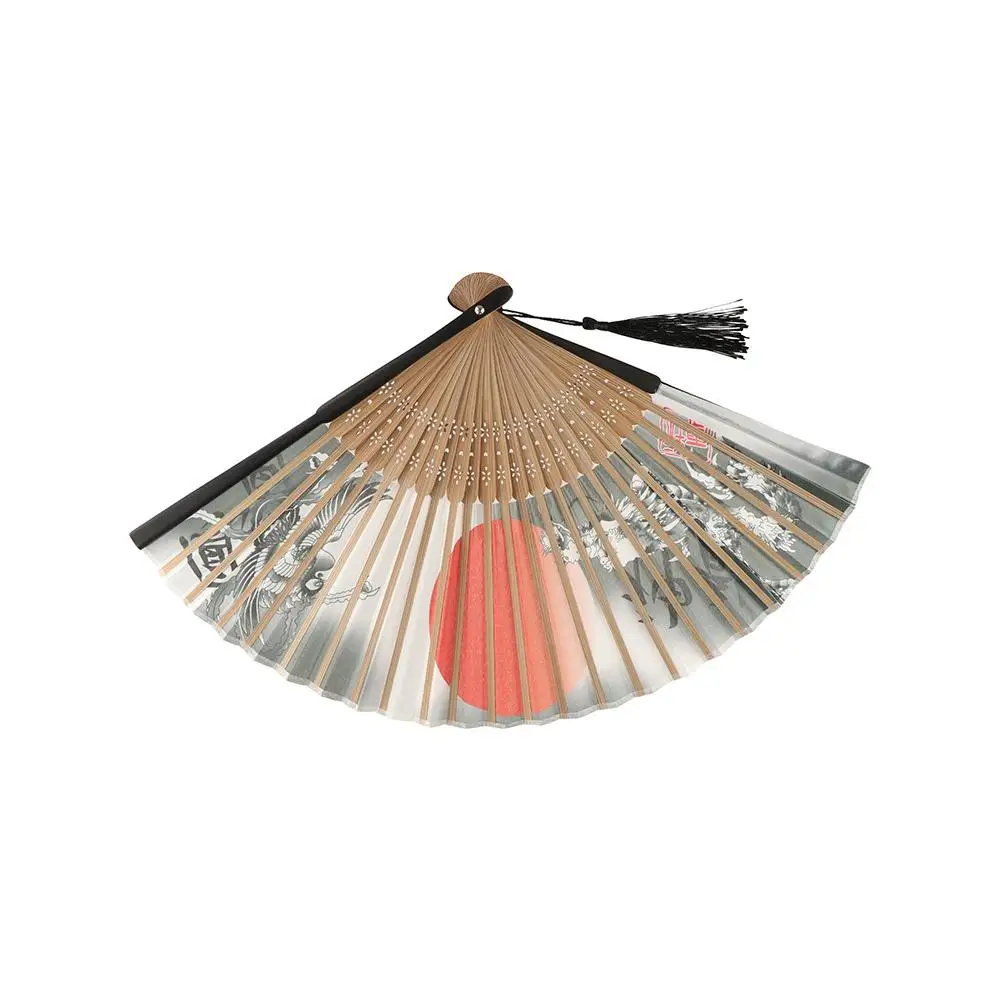 High Quality Tassel Craft Ornaments Art Gift Photo Prop Tool Home Decoration Fan Crafts Folding Fan Handle Hand Fan