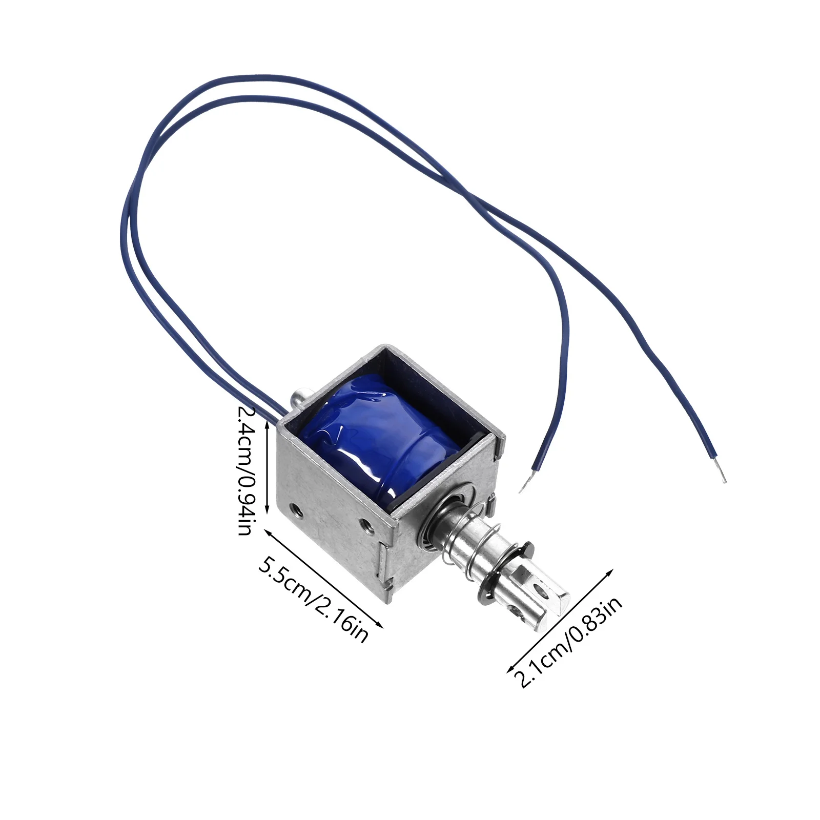 Large Thrust Solenoid Electromagnet 12V 1.1A Open Frame Push Pull Linear Motion For Vending Machines Mechanical Equipment Valve