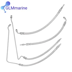 864588 Trim Ram Hydraulic Cylinder Hose 32-864959 For MerCruiser Bravo1 2 3 32-864588 32-99904Q*2 Sierra 18-2137 18-2136