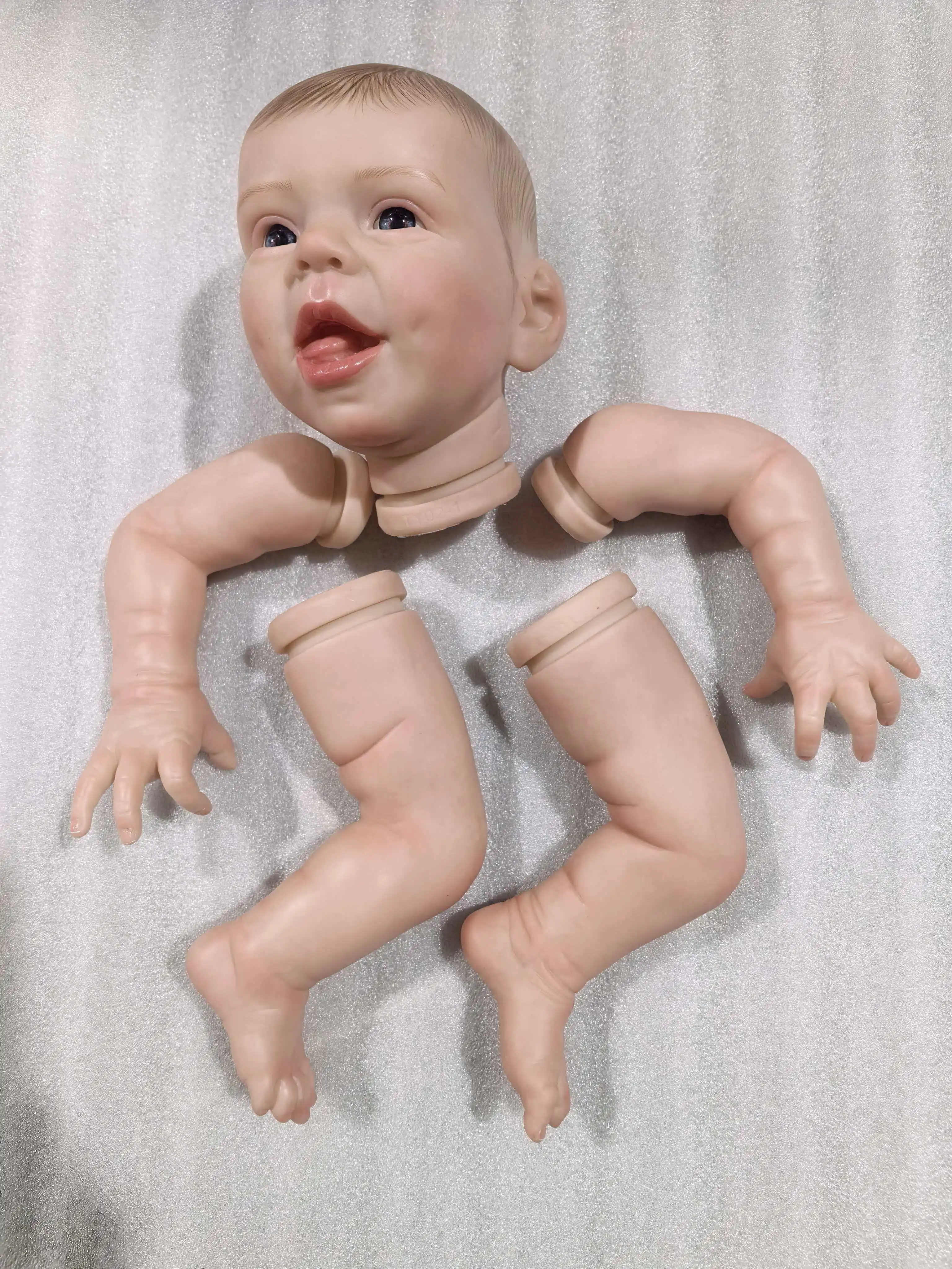

NPK 22-дюймовый набор кукол реборн Bebe Hani, сделай сам, в разобранном виде, подарок для детей, полный набор