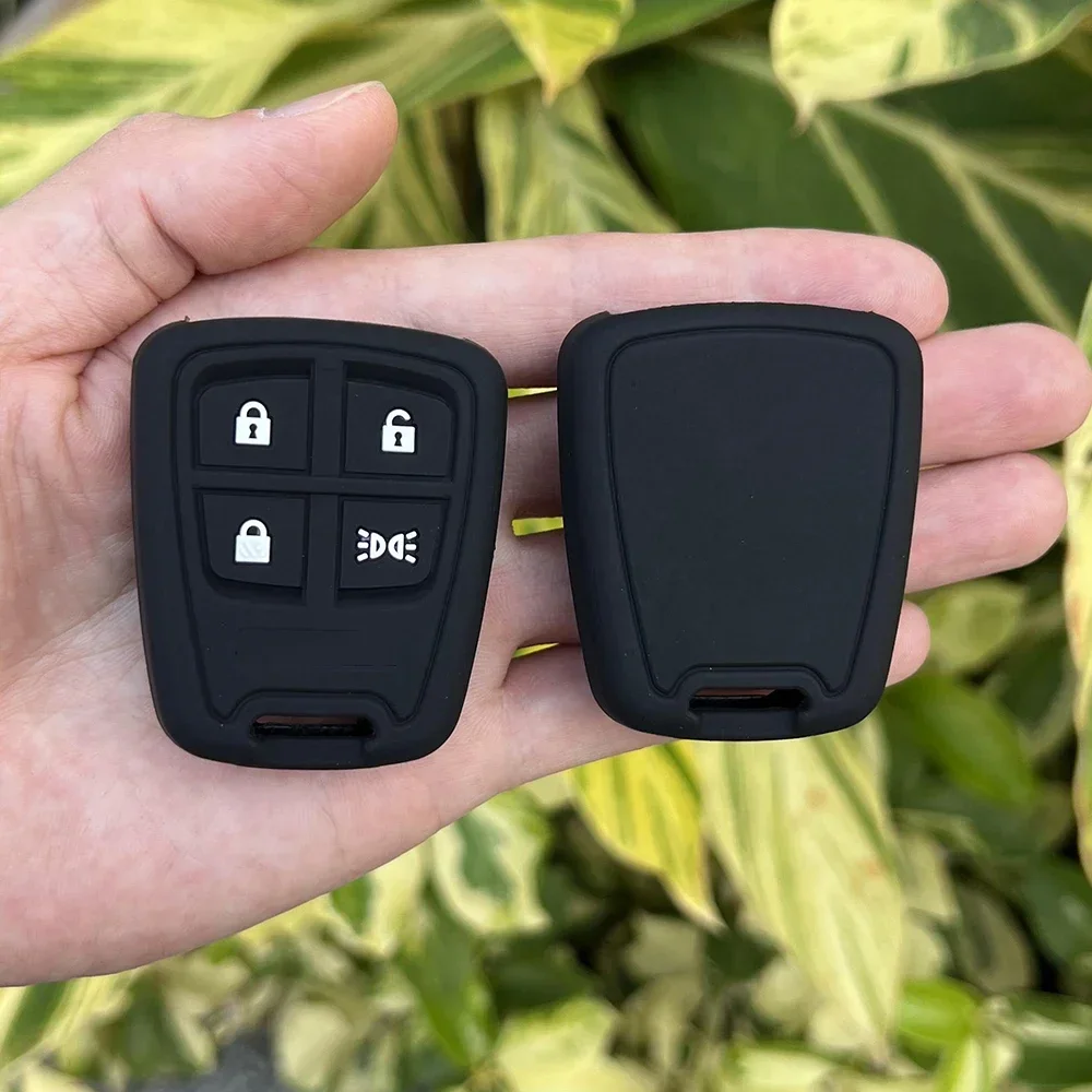 4 Buttons Remote Silicone Car Key Protector Rubber Skin Cover Case Cap set for Scania Truck Keychain Holder shell Accessories