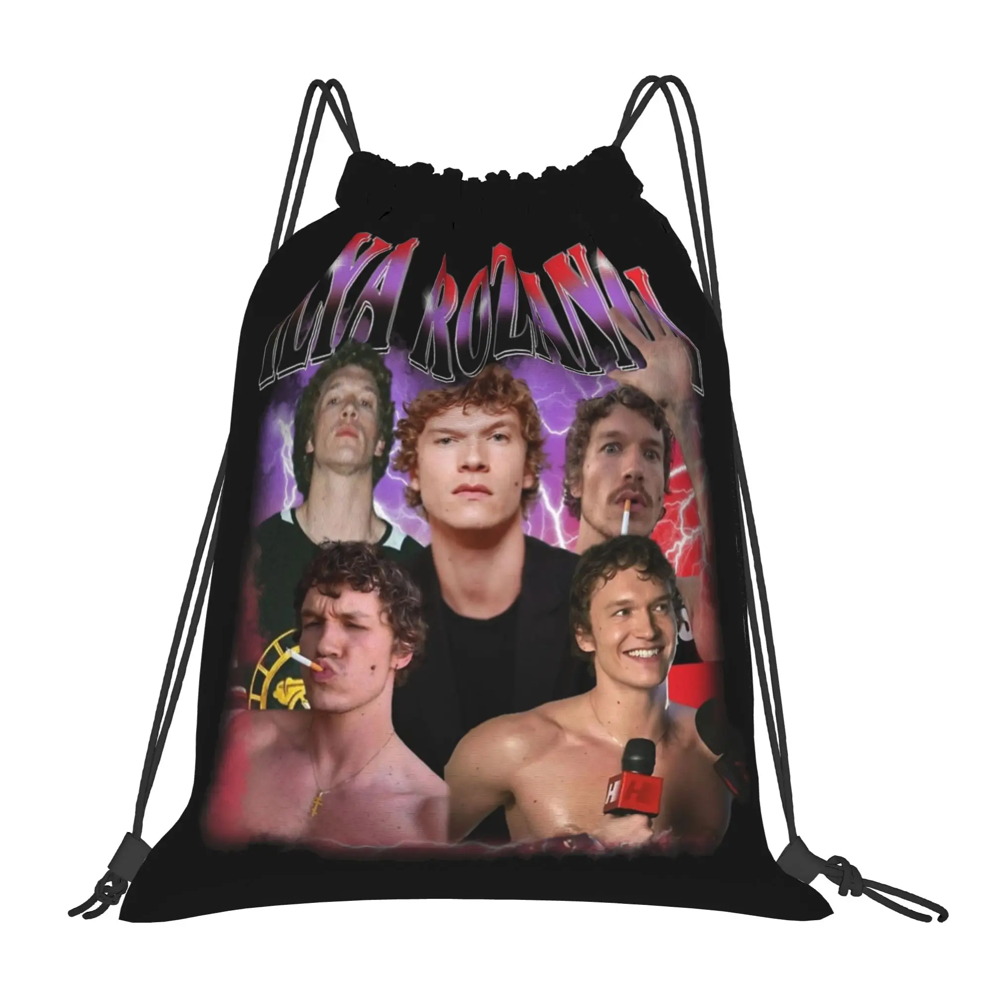 

Спортивная сумка-рюкзак Heated Rivalry Ilya Rozanov на шнурках, водонепроницаемая, для йоги